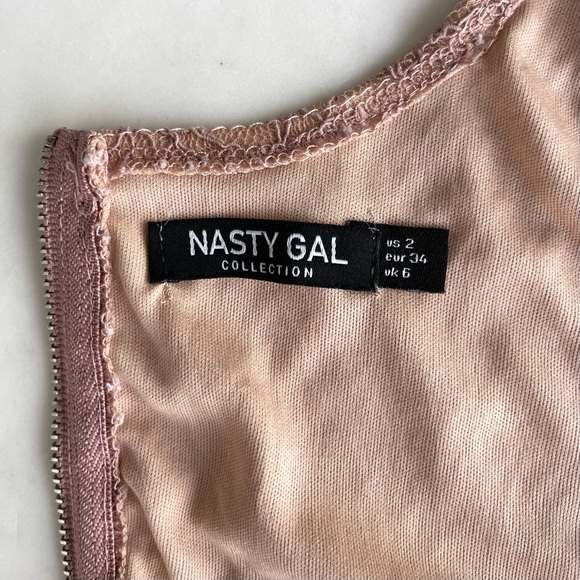 NASTY GAL Puff Lace Crop Top (like new) - Picture 9 of 10